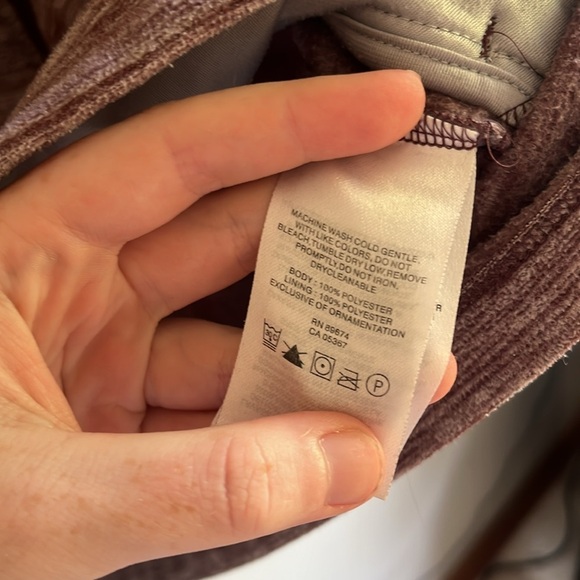 Mountain Hardwear Purple Heathered Print Zip Up Microfleece Sweater LARGE - Picture 6 of 10